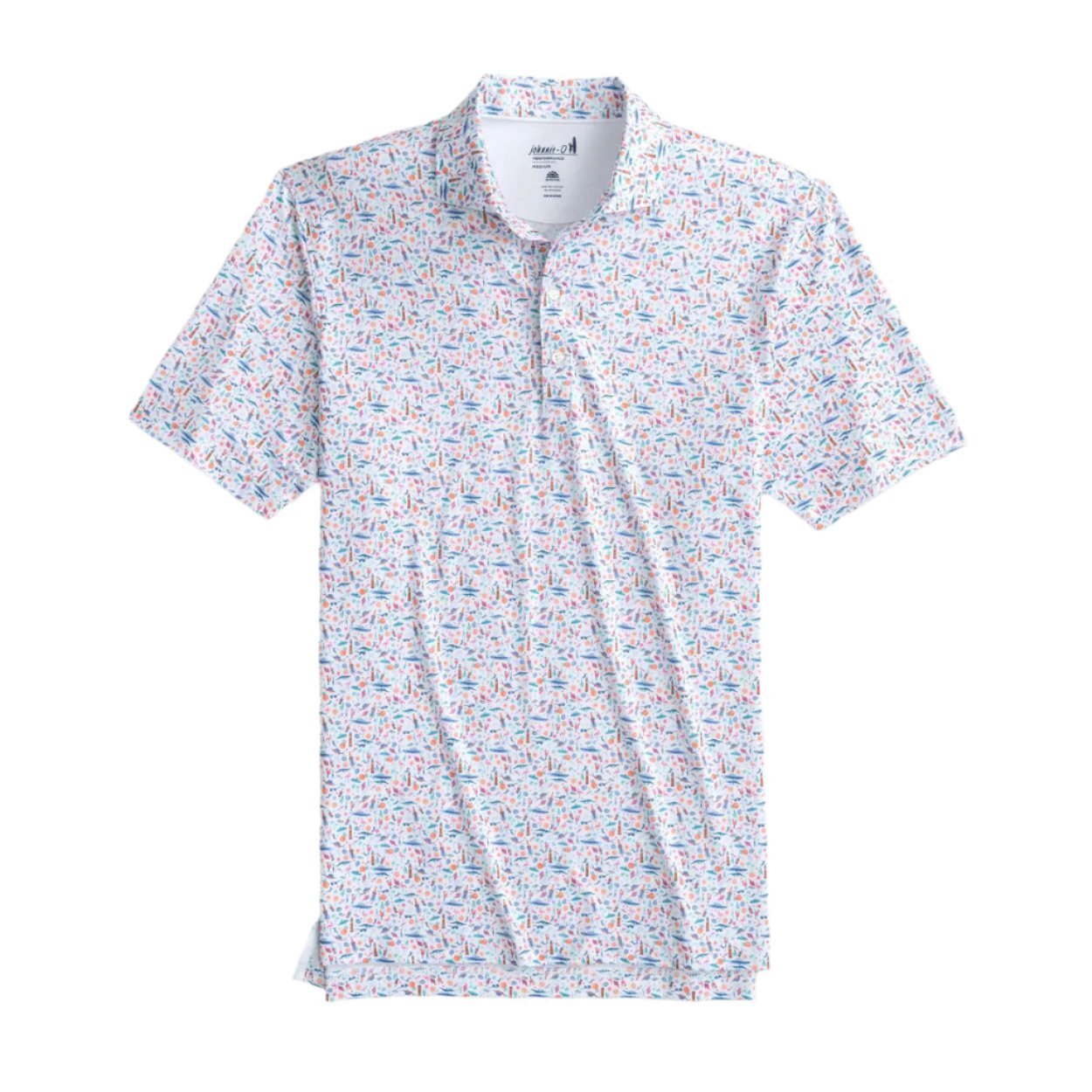 Johnnie-O Sunshine State Printed Jersey Performance Polo-Men's Clothing-Kevin's Fine Outdoor Gear & Apparel