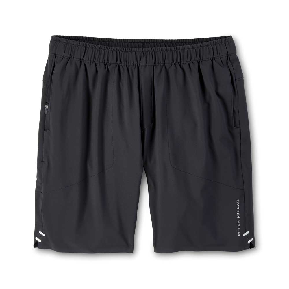 Peter Millar Apollo Performance Short-MENS CLOTHING-Black-32-Kevin's Fine Outdoor Gear & Apparel