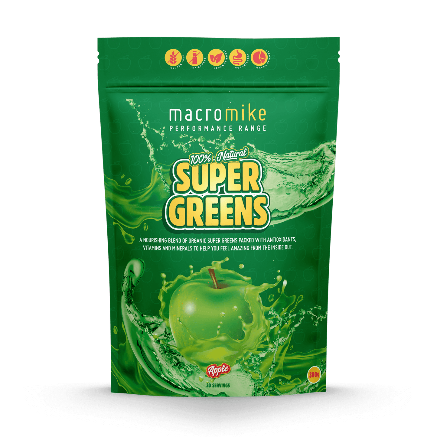 Macro Mike Super Greens Apple 300g