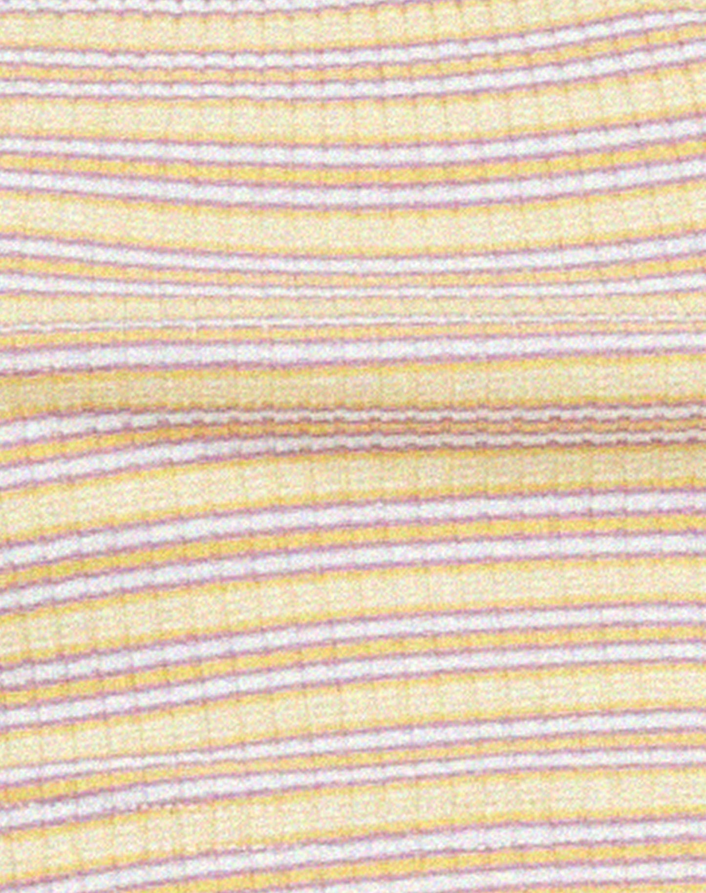 Mawari Crop Top in Stripe Rib Yellow and Purple