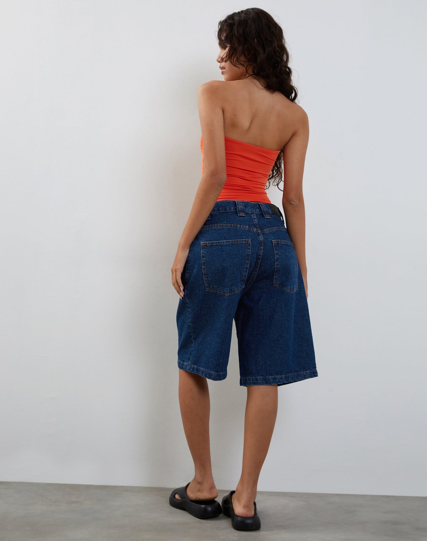 Neave Slinky Bandeau Top in Orange