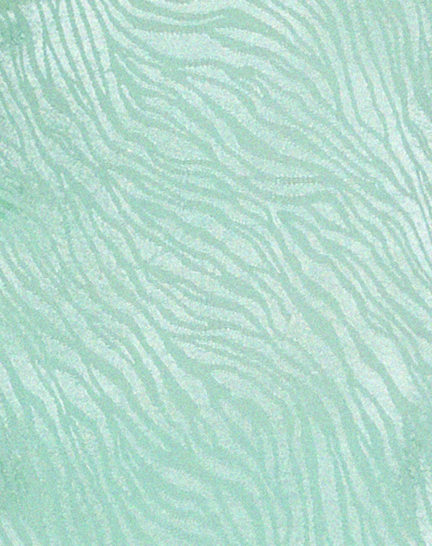Nosita Midi Dress in Satin Zebra Mint Green
