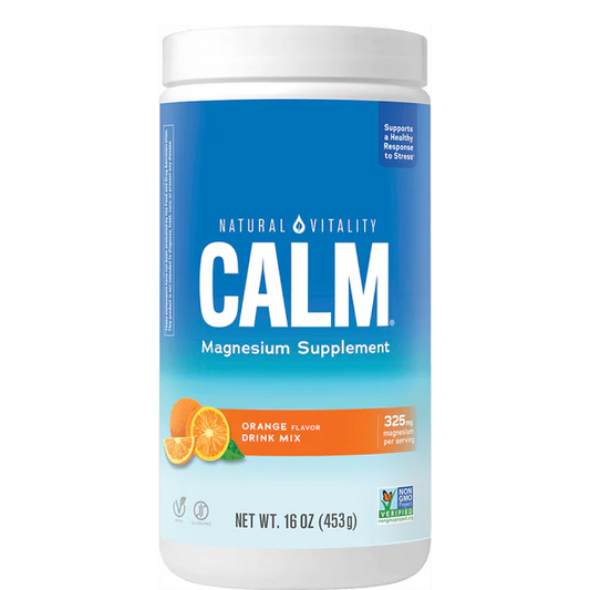 Natural Vitality CALM Magnesium Powder, Orange