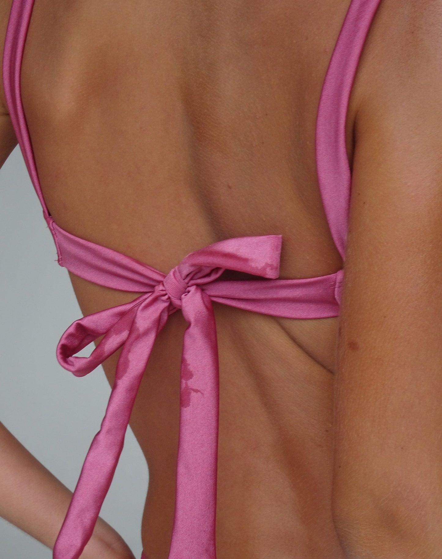 Panave Bikini Top in Mauve Shimmer