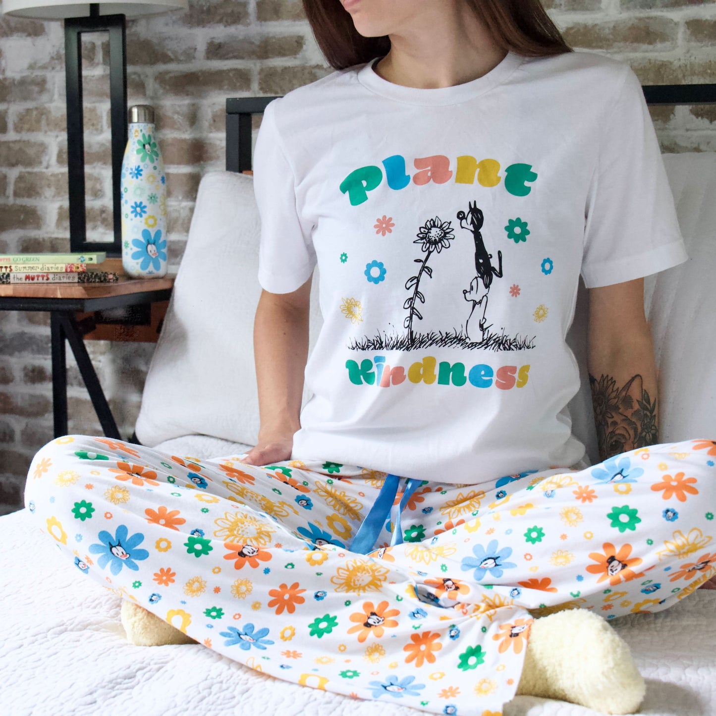 'Plant Kindness' Pajama Pants