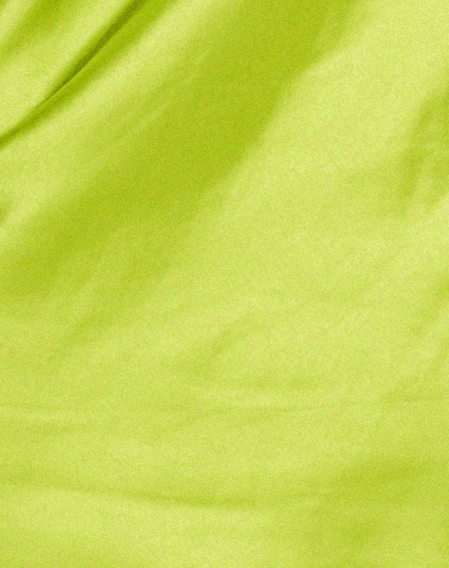 Palasha Midi Dress in Satin Lime Green