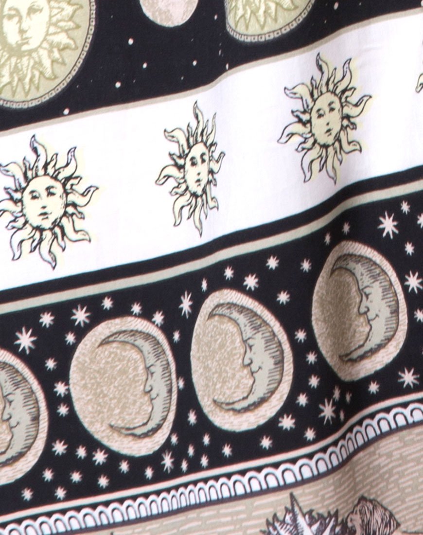 Sasena Swing Dress in Eclipse Repeat