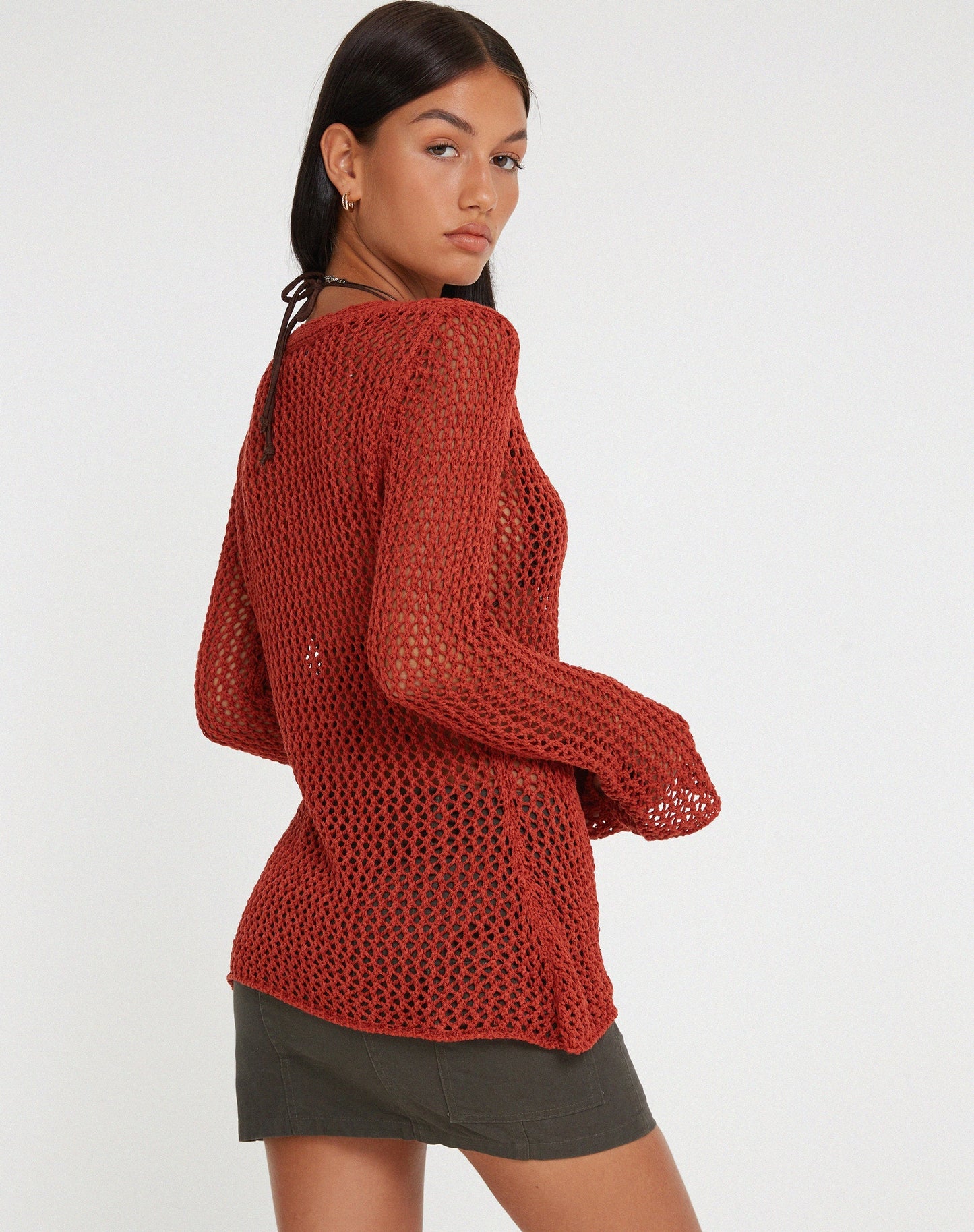 Sukati Cardi in Burnt Orange