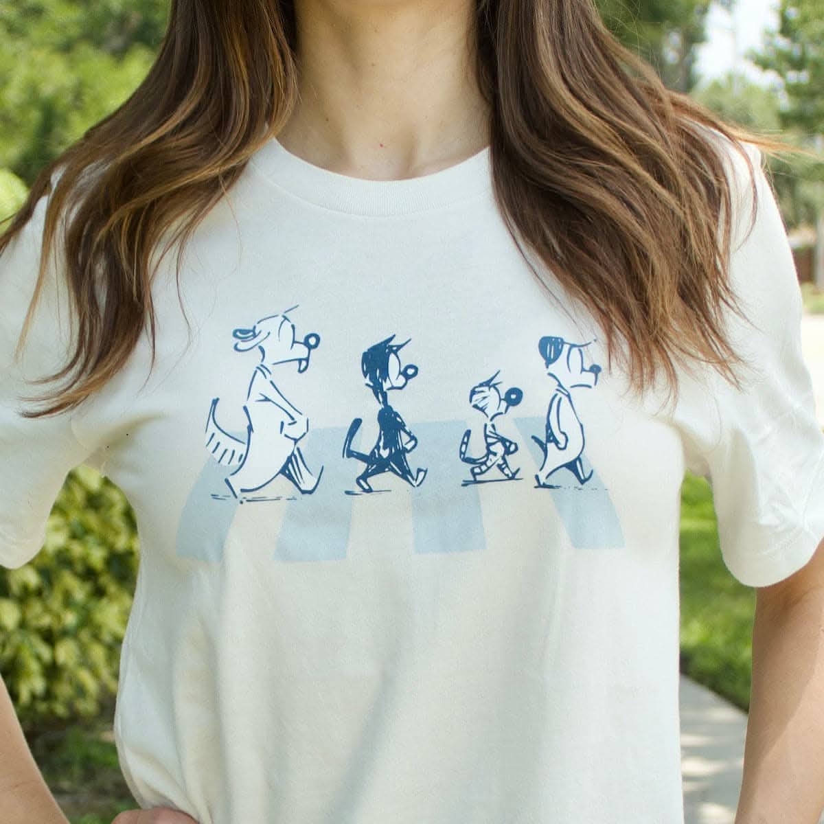 ‘The Beagles: Tabby Road’ White Short Sleeve Tee