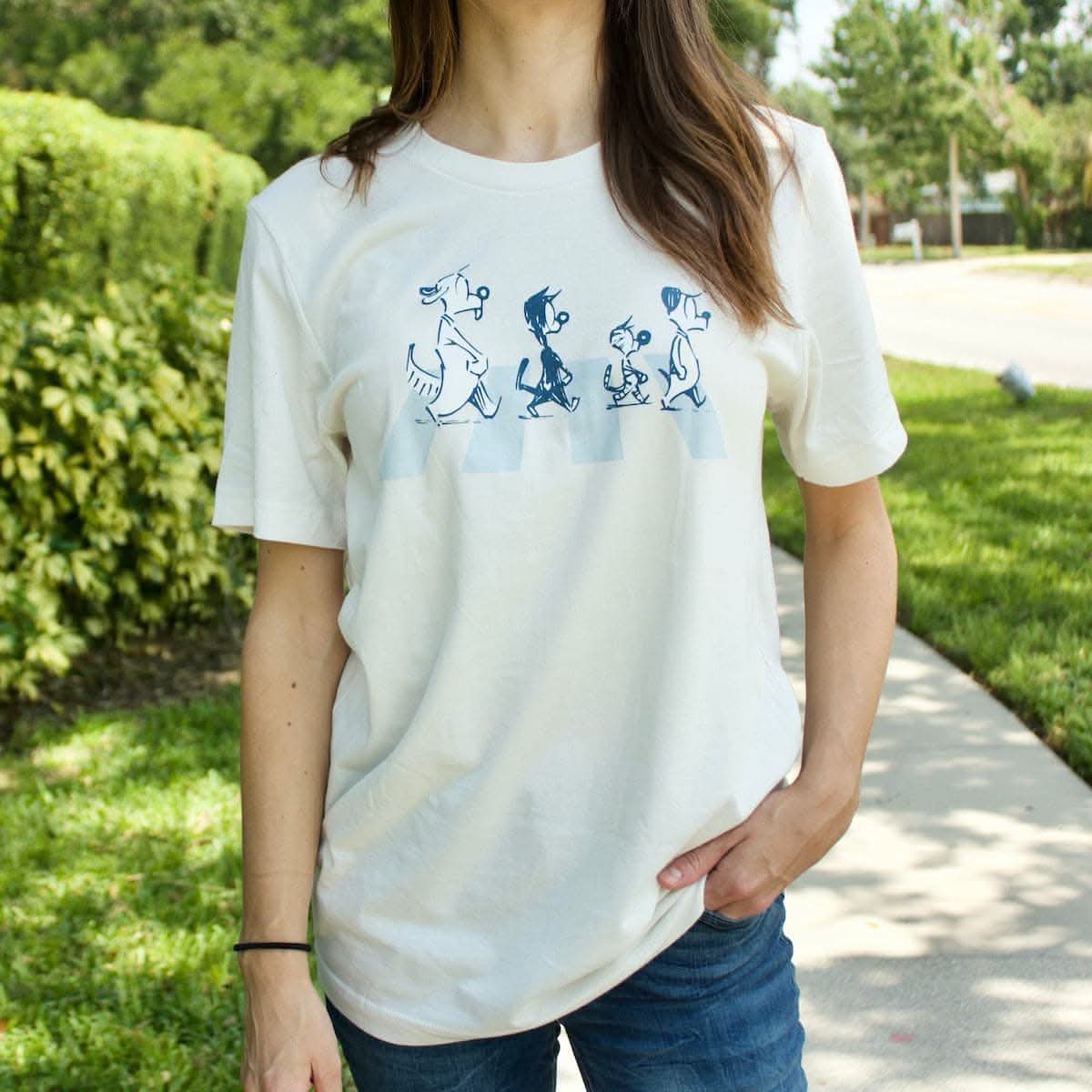 ‘The Beagles: Tabby Road’ White Short Sleeve Tee
