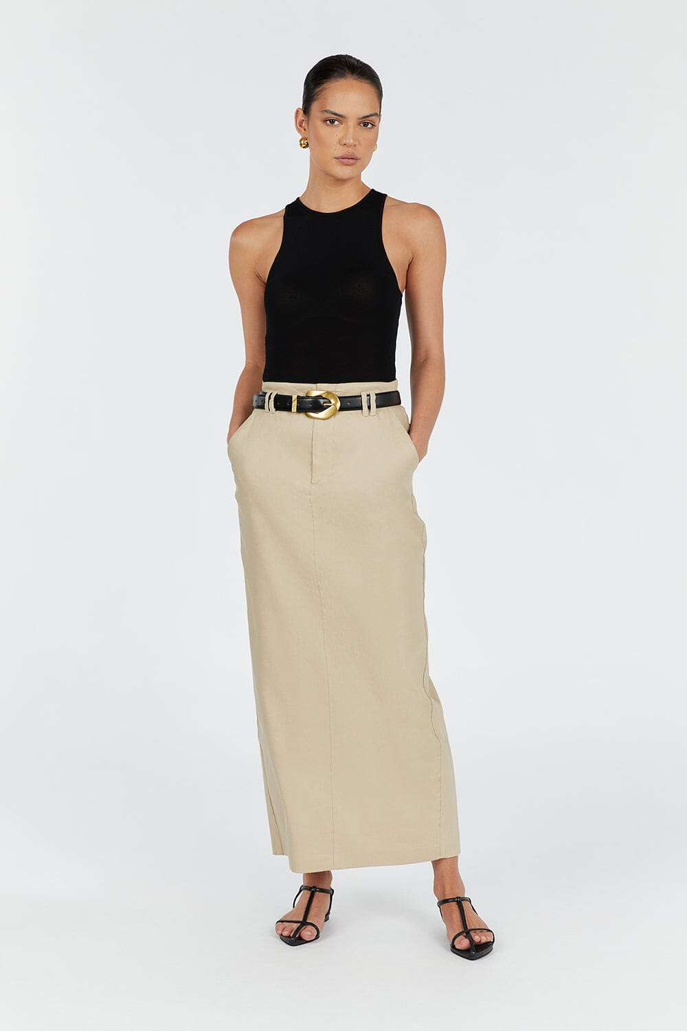 ATLAS BLACK KNIT TOP Clothing DISSH Boutiques XXL BLACK