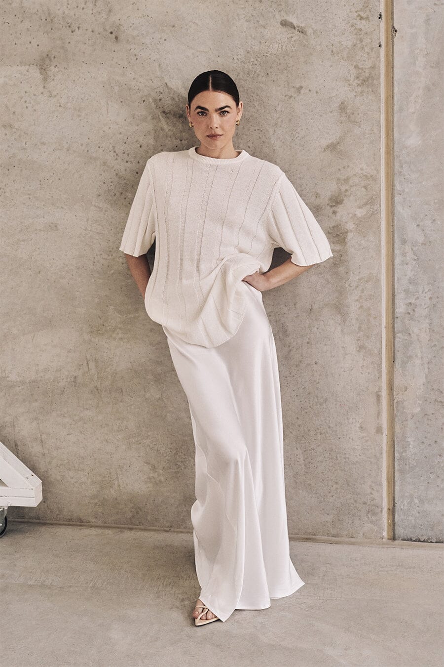 EMERY OFF WHITE OVERSIZED TEE Clothing DISSH Boutiques L OFF WHITE