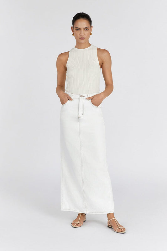 ANDERS CREAM KNIT TANK Clothing DISSH Boutiques L CREAM