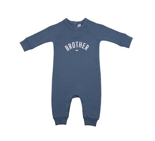 Bob & Blossom Denim Blue Brother Onesie