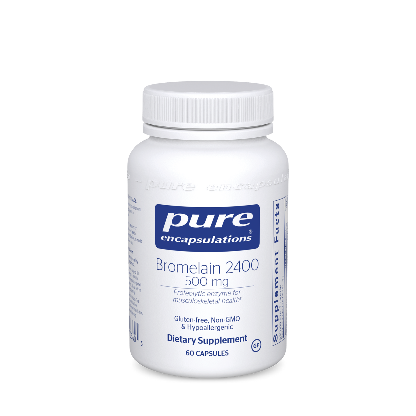Pure Encapsulations Bromelain 2400 500 mg
