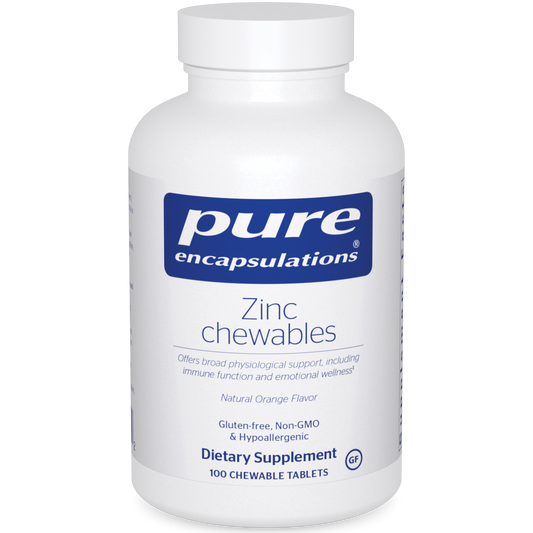 Pure Encapsulations Zinc Chewables 100 ct