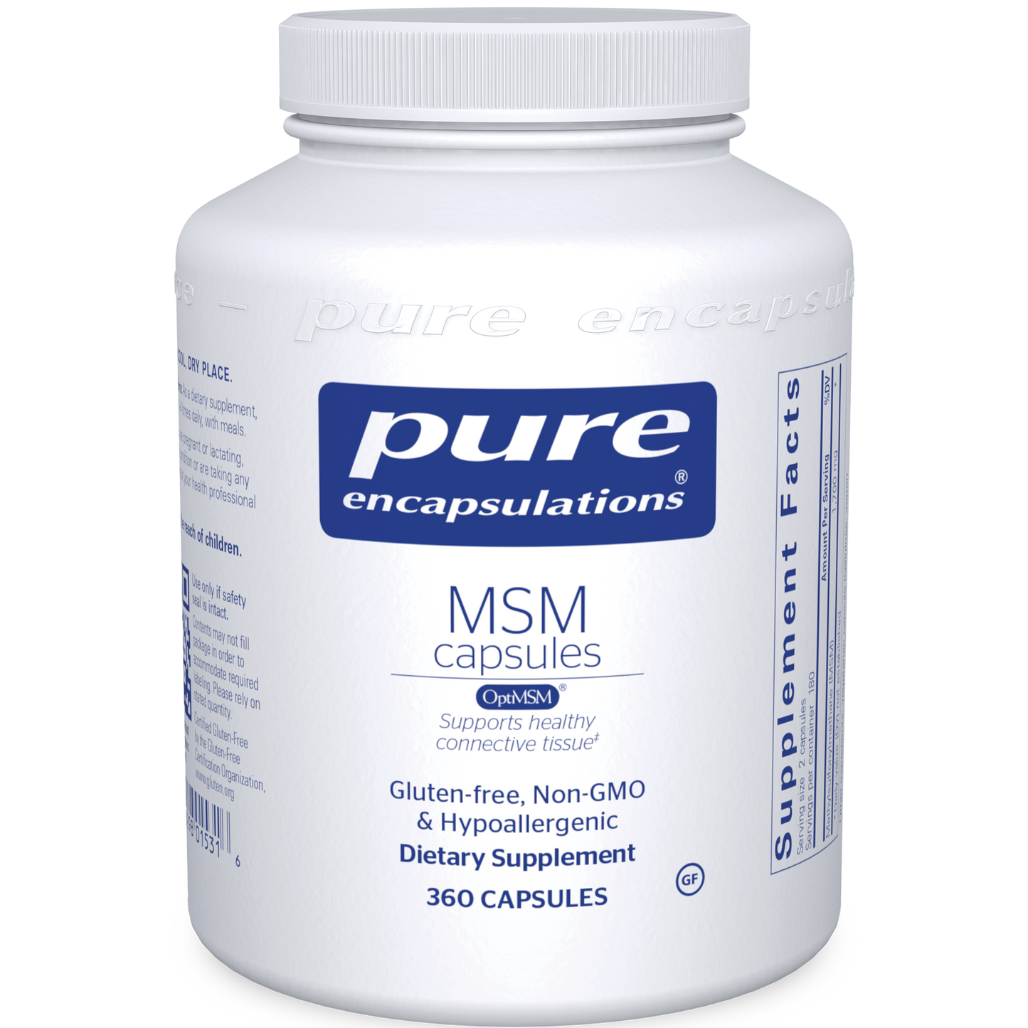 Pure Encapsulations MSM Capsules 360 caps