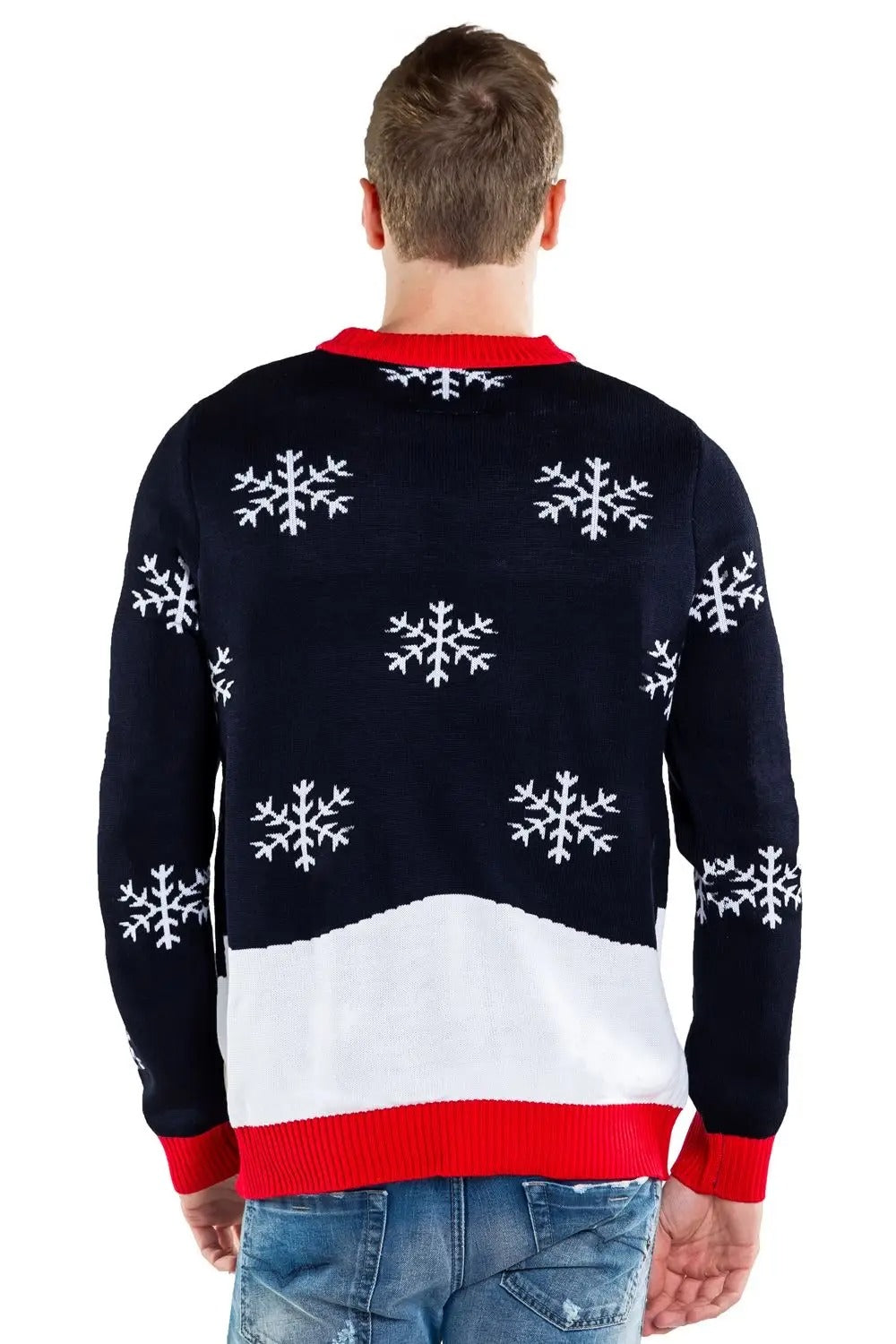Santa's Whale Tail Christmas Sweater