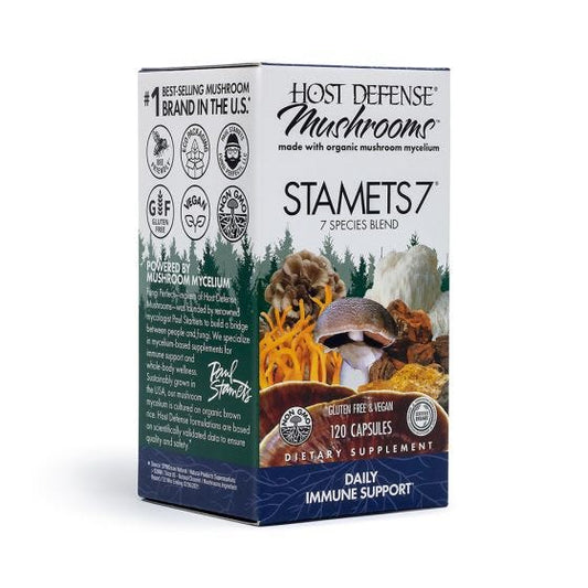 Host Defense Stamets-7, 120 Capsules