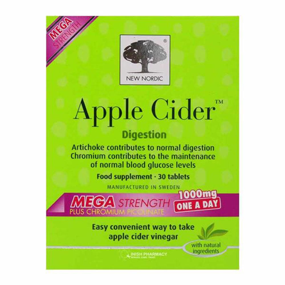 New Nordic Vitamins & Supplements 30 Tablets New Nordic Apple Cider Mega Strength 1000mg Meaghers Pharmacy
