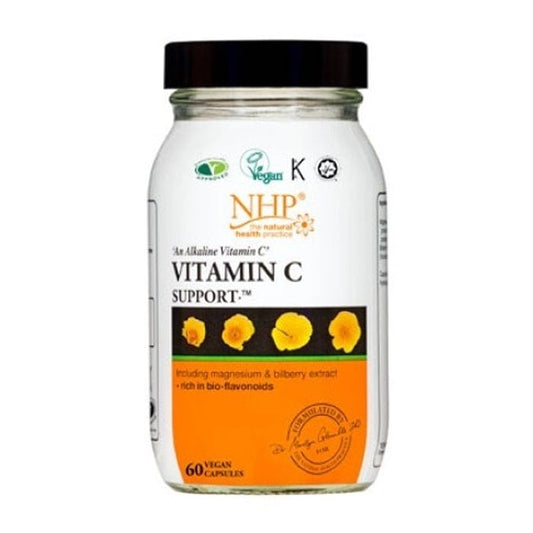 NHP Vitamin C Support 1000mg 60 Vegan Caps