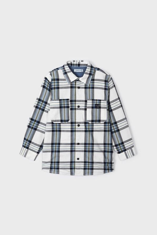 Plaid Lined Overshirt
