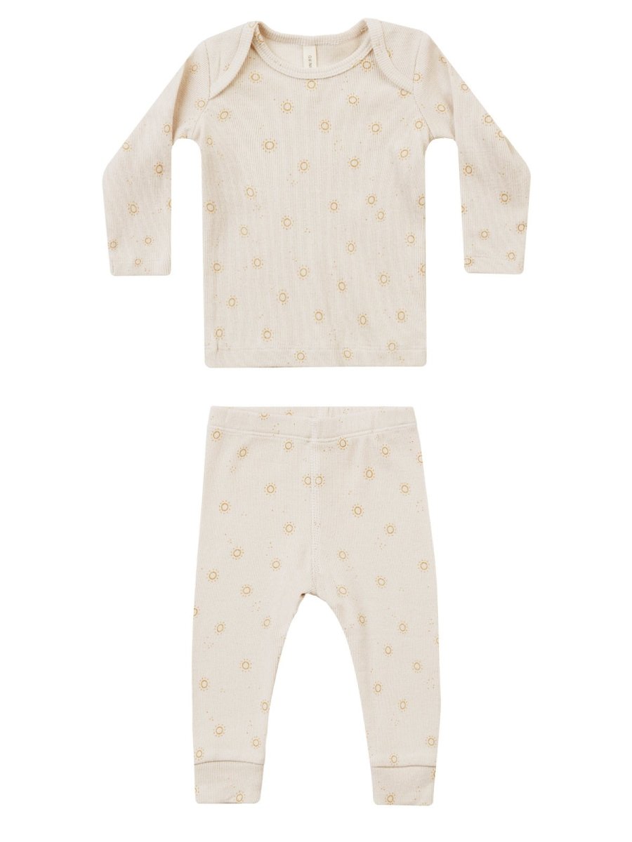 RIBBED TEE + LEGGING SET, SUNS