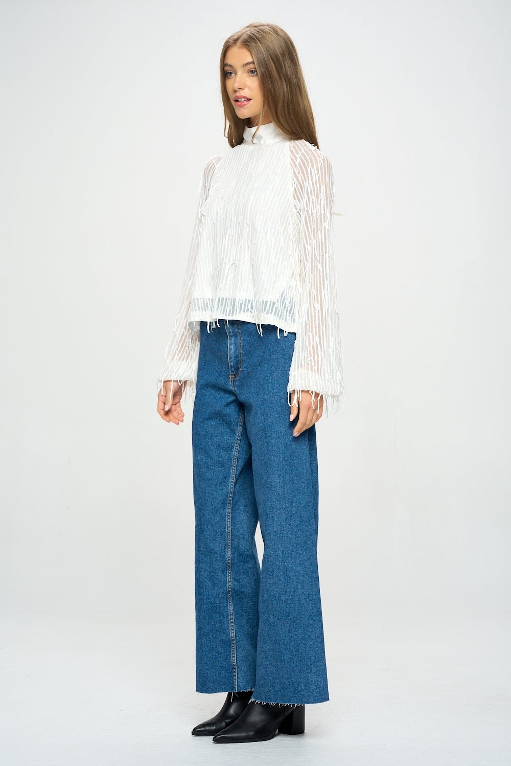 Sequin String Semiformal Top